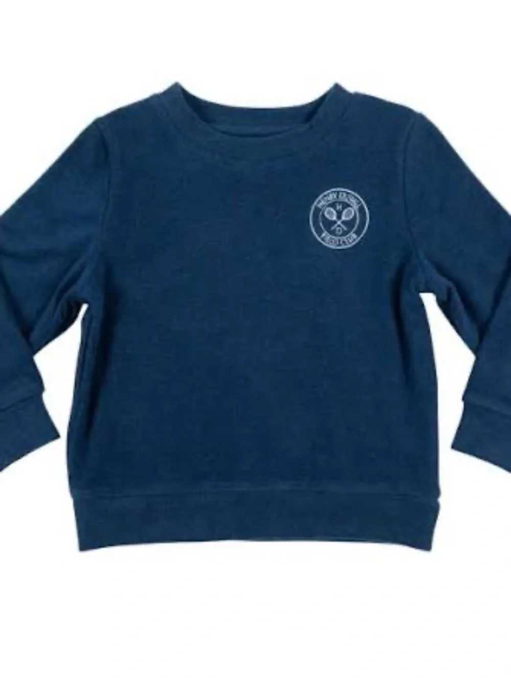 Henry Duvall Boys PAR 3 Crew Pullover in Navy Blue - Size 7